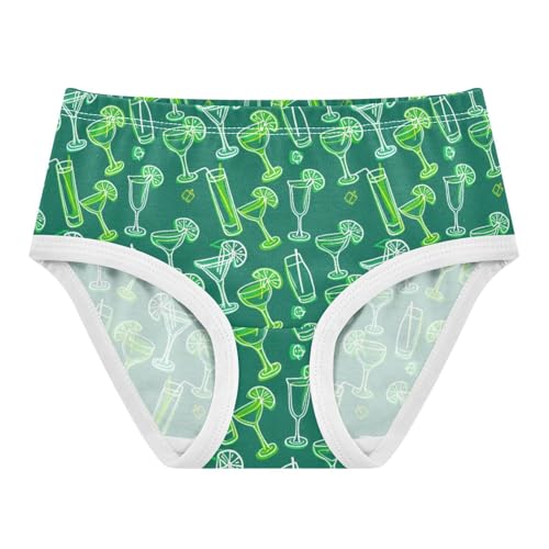 Girls' Underwear Summer Drinking Green Toddle Brief Panties 2302995