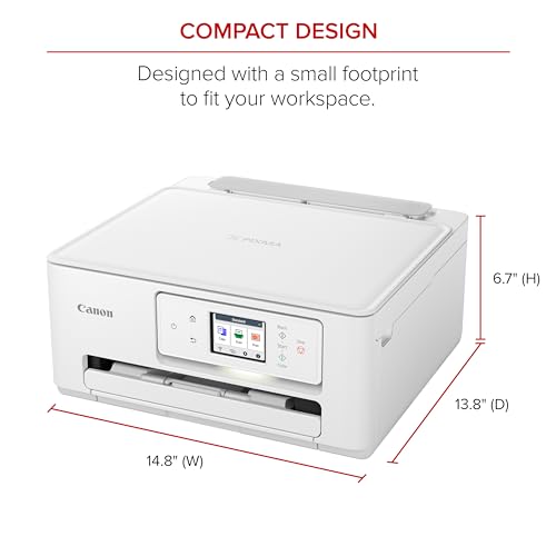 Canon PIXMA TS7720 Wireless All-in-One Color Inkjet Printer – Print, Copy, Scan – Auto Duplex, 15/10 PPM, 2.7” Touchscreen, Compact Home Photo Printer with Easy Setup - image 5