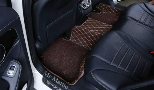Image of Mr Mattie 7D Mat Compatible with Volkswagen Jetta - Coffee