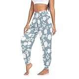 Design élégant : le motif imprimé unique ajoute une touche tendance à ce pantalon de yoga ample, facilement associé à des t-shirts, des hauts courts, des débardeurs ou des sweats à capuche pour un look tendance et sans effort.