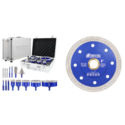 Kit de brocas para azulejos SHDIATOOL, 15 piezas miniatura 1