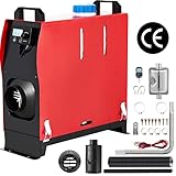 VEVOR 12V Standheizung Diesel, 5KW Standheizung, Diesel Lufterhitzer, diesel standheizung, Luft Dieselheizung (mit Schwarz LCD schalter & 1 Luftauslass)