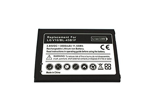 PowerSmart – Batería de ion de litio 3000 mAh Batería para móvil LG V10