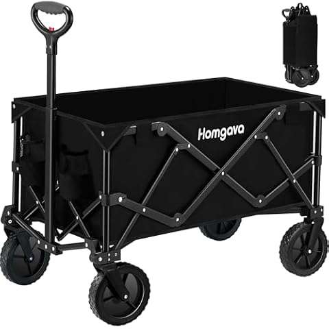 Homgava Collapsible Folding Wagon Cart Cover