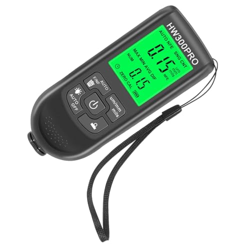 Medidor digital profesional de grosor de pintura para automóviles PRETYZOOM
