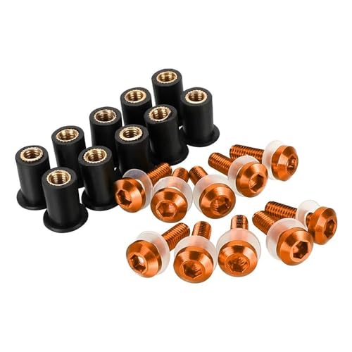 Tornillos montaje parabrisas motocicleta para eliminar vibraciones en cúpula