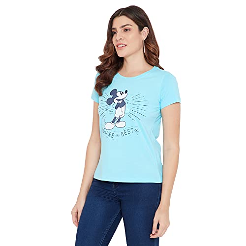 Image of Women's Graphic Print Regular Fit Round Neck Short Sleeves T-Shirt
