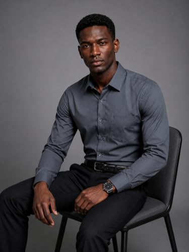 Image of Appel Touch Men's Cotton Blend Formal Shirt Full Sleeves
