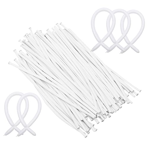 Toyvian 200piezas Globos De Modelado Largos Para Decoración De Bodas y Fiestas Globos Creativos Para Cumpleaños y Celebraciones Para Animales y Figuras