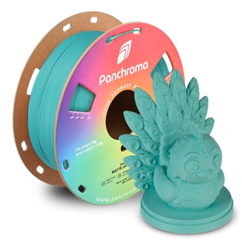 Image of Polymaker Panchroma Matte PLA Filament, Arctic Teal 1.75mm 1kg 3D Printing Filament, Formerly Polyterra Matte, Fit Most FDM 3D Printers, 1kg Spool (2.2lbs)