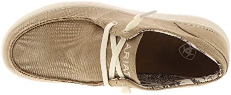 Ariat Womens Hilo Washed Tan Canvas 8.5 | Image 1