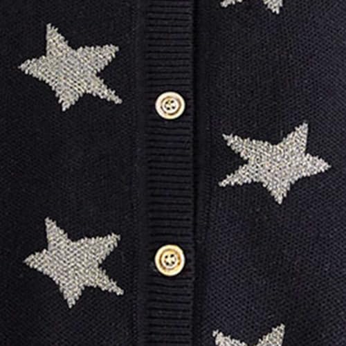 Toddler Baby Girls Boys Knit Cardigan Sweaters Long Sleeve Crewneck Star Cardigans Knit Tops Knitwear Fall Winter Outfit4