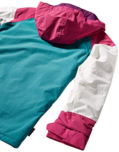 Burton Jaqueta Hart para meninas, médio, verde e azul ardósia multi, médio