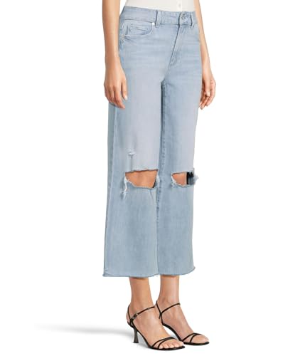 PAIGE Women's Sasha Ankle Raw Hem in Maeve Destructed2