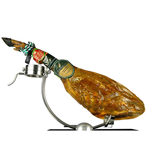 Jamón Ibérico de Bellota Pata Negra 100% Ibérico. 480,70€. ENTREGA 24-72 HORAS. Peso aprox 8 kg. Denominación de Origen de Extremadura. Hacienda el vedado
