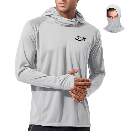 Opiniones y reviews de Ropa de Pesca los más recomendados. 49 WOTOW Camiseta con Capucha para Hombre, Protección UPF 50+ Secado Rápido Playera de Manga Larga, Transpirable Rashguard con Aberturas para Los Pulgares, Ideal para Pesca Correr...