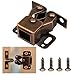 Rierdge 2 Pack Cabinet Latch Double Roller Catch, Heavy Duty Door Latches and Catches, Ideal for Cupboard, Closet, Cabinet Doors, Bronze