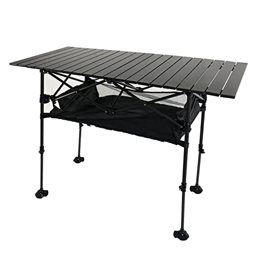 LEADALLWAY Mesa de Camping Ajustable de Aluminio 47" L x 22" W miniatura 5