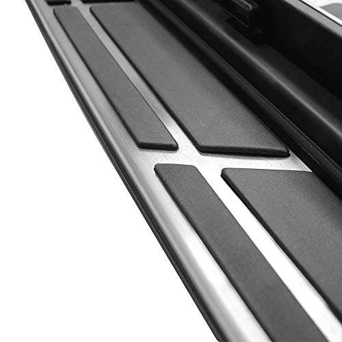 Estribos para Porsche Cayenne 2011-2018 aluminio negro y plata miniatura 7
