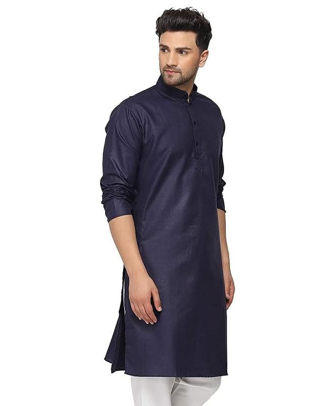 Image of WESTCORE Men's Cotton Kurta Combo - Pack of 2 | Traditional Ethnic Wear for Festivals & Celebrations
