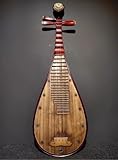 Pipa Old Redwood - Instrumentos de cuerda chinos coleccionables