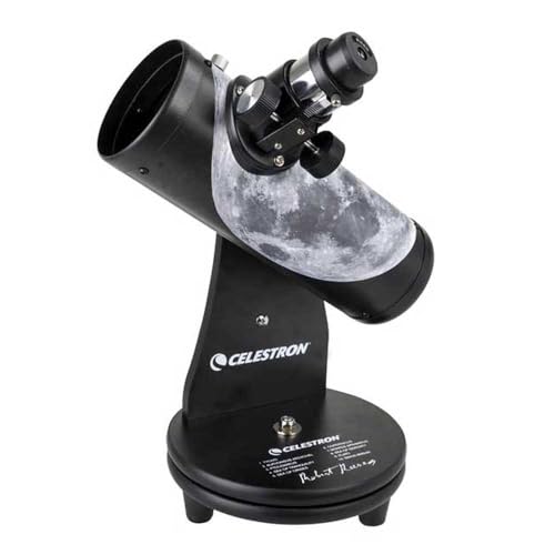 Image of Celestron Signature Series Moon by Robert Reeves Features A Superb Moon Astronomical Telescope, Black (22016)