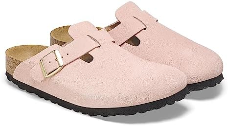 Amazon.com | Birkenstock Women's Boston Clogs, Light Rose, Pink, 6 Medium  US | Mules \u0026 Clogs