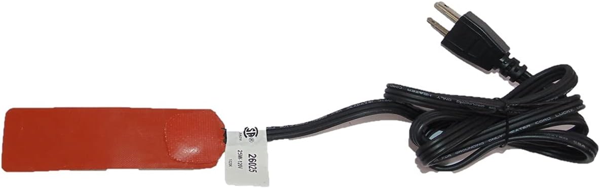 Kat's 26025 Silicone Heat Pad 1 in x 5 in. 120 Volts 100 Watts Silicone Heat Pad