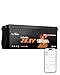 LiTime 24V 100Ah Bluetooth LiFePO4 Lithium Battery, Compatible with Victron, CAN/RS485 Communication, Low-Temp Protection, 4000+ Deep Cycle, for RVs, Off-Grid, Home Energy Storage