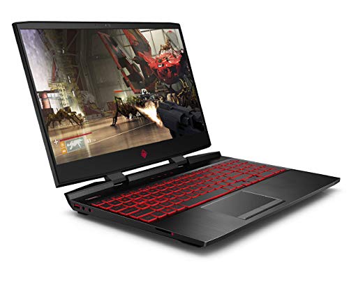 Image of HP Omen 9th Gen Intel Core i5 Processor 15.6-inch FHD Gaming Laptop (8GB /1TB HDD + 256GB SSD /Windows 10 /NVIDIA GTX 1650 4GB /Shadow Black), 15-dc1092TX