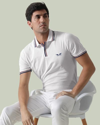 Image of Noble Monk Men's Solid Regular Fit Polo Shirt