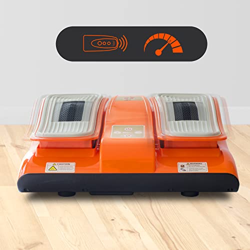 BPlus Vibrationsmassagegerät für Füße, Beine, Knie und Oberschenkel, Shiatsu-Massage, elektrisch, mit Presotherapie… – Bild 4