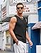 COOFANDY Mens Knitted Lightweight Tank Top 2 Pack Round Neck Tank Shirt Tee Shirt Summer Beach Tank