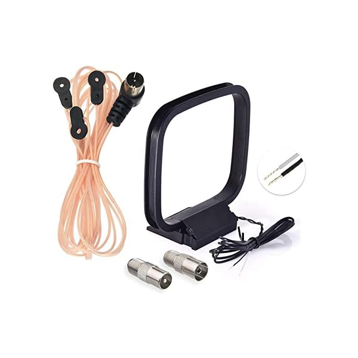 Buy Bingfu Fm Antenna Fm Dipole Antenna 75 Ohm Indoor Fm Radio Antenna