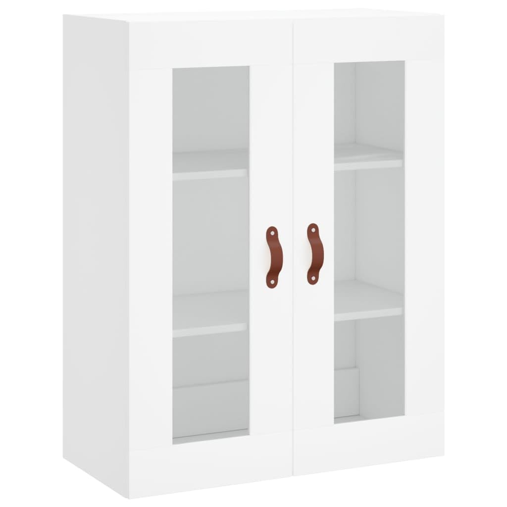 VIDAXL Wall Mounted Cabinet White Engineered Wood 69.5x34x90 cm