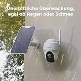 Reolink 3MP Überwachungskamera Aussen Akku WLAN 355°/140° Schwenkbar, 2K Solar IP Kamera Outdoor, Pan Tilt, PIR Bewegungsmelder, KI-Erkennung, 2,4GHz WiFi, 2-Wege-Audio, Argus PT Lite mit Solarpanel - 5