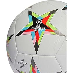 adidas Balón de fútbol UCL Entrenamiento Void Texture Ball 4 adidas UCL Trn Balón, Fútbol, Blanco/Plamet/CIABRI/Negro (Multicolor), 38