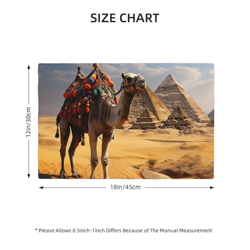 Sets de table pyramide camel en lin tissé pour sublimer vos dîners