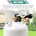Aikyciu 2 PCS Propane Tank Gauge with Leak Detector, Universal Level Indicator for 5-40lb Tanks, Compatible with Camping Stoves, Heater, BBQ Grills, Gas Burners and More, QCC 1/Type 1 Connection
