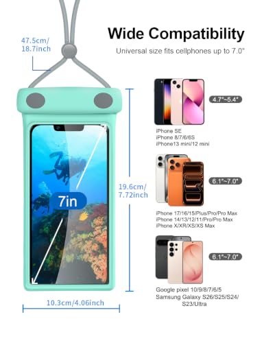 Pochette étanche tactile pour éviter l'infiltration d'eau sur iPhone - 4