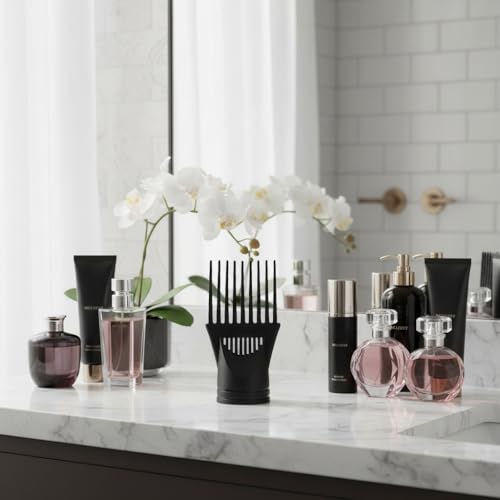 2 Stück Haartrockner Diffusor Abdeckung Kamm Aufsatz Düse Professionelle Universal Friseur Schwarz Glätten Entwirren Fein Wind Blow Curly Haar Blow Dryer Comb Attachment Stumme Werkzeuge