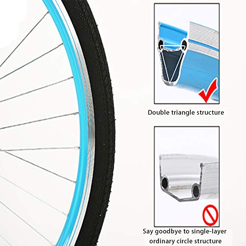 Fiets 24 Inch Mannelijke en Vrouwelijke Student Fiets Dames Volwassen Commuter Dame Prinses Fiets Retro Commuter Fiets… - Afbeelding 7