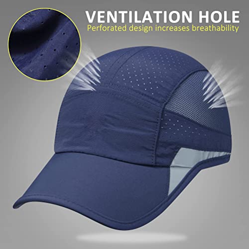 Image of HSR Unstructured Reflective Lightweight Breathable Stylish Sports Soft Hat Cap for Men and Women