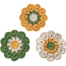 Personalized Flower Coasters for Drink Set Customized Cup Coasters for Home