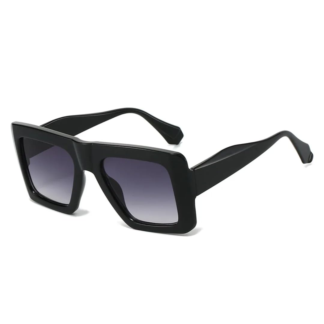 Lunettes de soleil dégradé léopard au design rétro et géométrique - 8