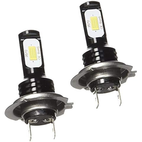 KATUR H7 LED Fog Light Bulbs Extremely Bright 2400 Lumens Max 75W High Power LED for Daytime Running Light DRL or Fog Lights, Xenon White (H7 White) Cover