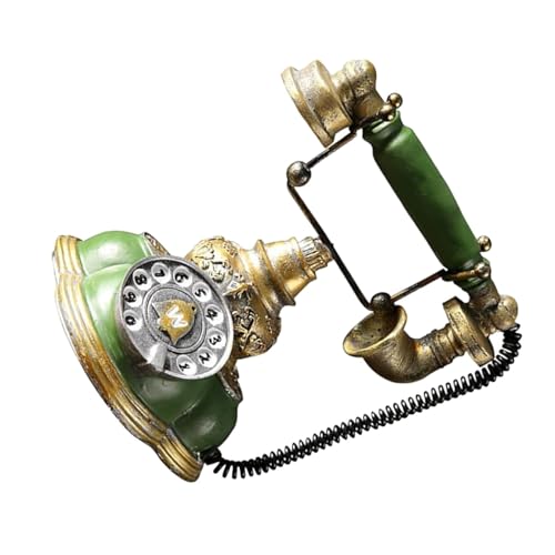 Teléfono decorativo vintage de resina y estilo clásico retro multiusos para sobremesa