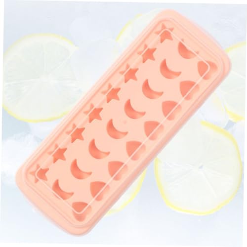 Molde de hielo silicona flexible 24 cavidades rosa miniatura 7