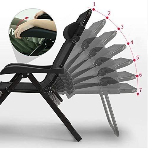 Chaise inclinable pliable multi-position pour pause détente - 3