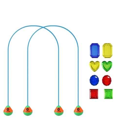 ZMDMAH 2.5m Tauchspielzeug für Kinder, Pool Spielzeug, Tauchbogen Tauchspielzeug, Tauchringe Kinder Set, Wasserspielzeug...